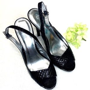 Calvin Klein Real Snake Skin Leather Heels